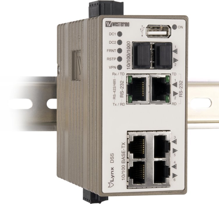 Westermo设备服务器交换机为传统串行设备和路由功能提供IP连接